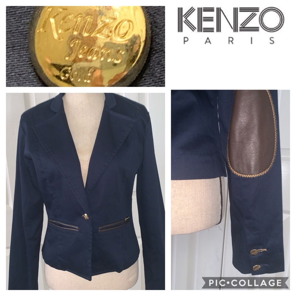 Kenzo blazer gold collection